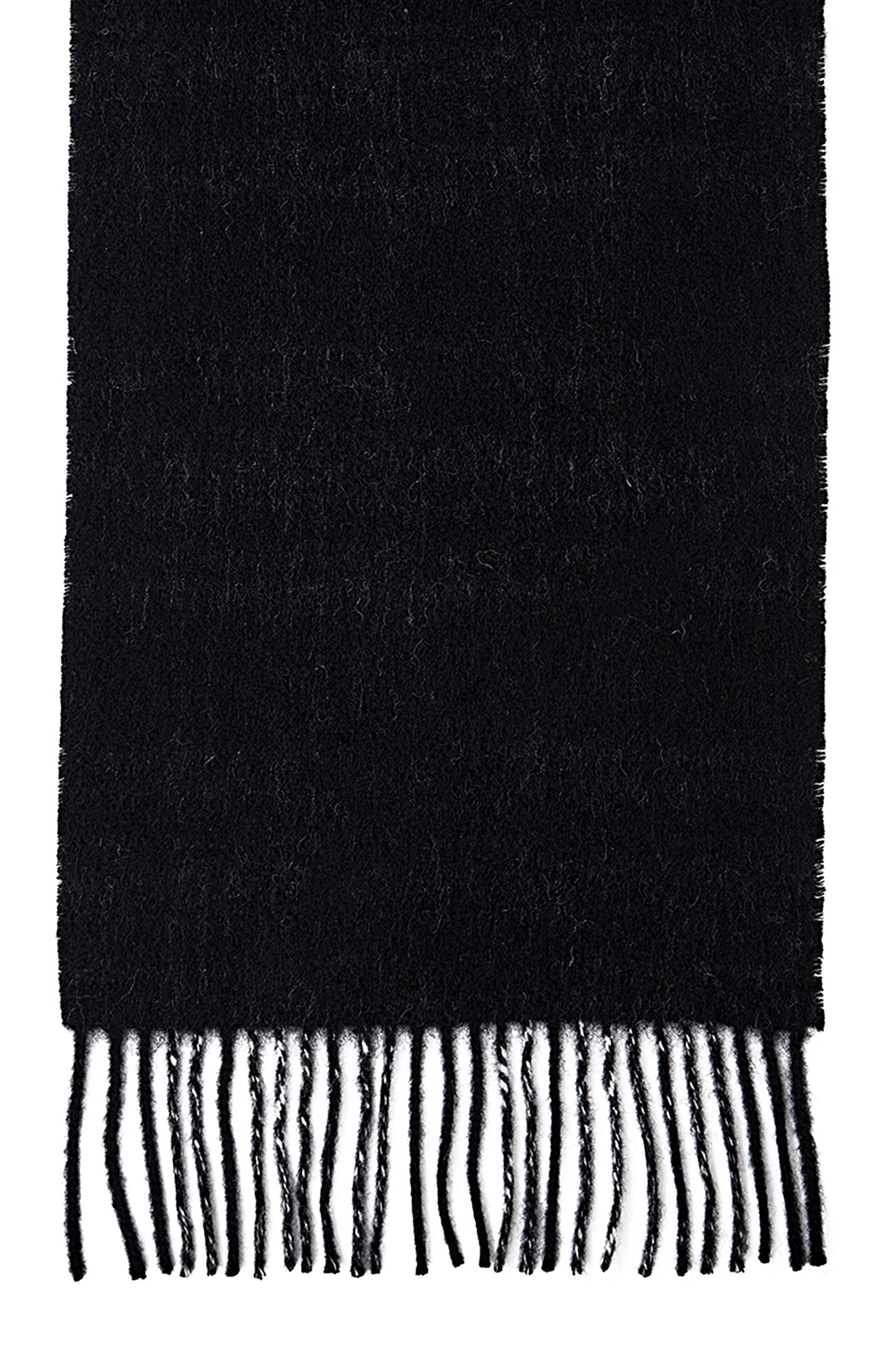 Reversible Scarf Menzies Black 100% Pure Lambswool