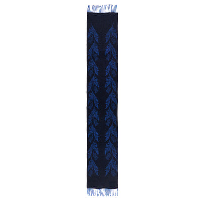Double Thistle Navy Scarf 100% Pure Lambswool
