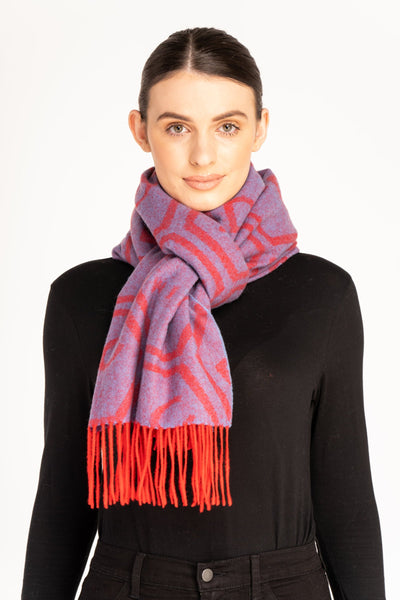 Scarf Exclusive Iconic Design Scarf Oversized 100% Pure Wool