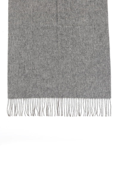 Plain Scarf Grey Oversized Wrap 100% Pure Lambswool